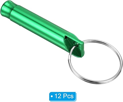 Miniatura 3 de PATIKIL Silbatos de emergencia, silbato de seguridad con llavero de sonido fuerte, silbato de supervivencia al aire libre para acampar y cazar