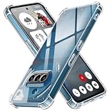 ivoler Funda para Nothing Phone 3a, Carcasa Protectora Antigolpes Transparente con Cojín Esquina Parachoques, Suave TPU Silicona Caso Delgada Anti-Choques Case