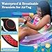 Waterproof Bracelets Compatible with AirTag for Kids, 2 Packs Silicone Holder with Hidden Cover Design Wristband Compatible with AirTag for Child, Breathable GPS Tracker Holder for Kids Bluer