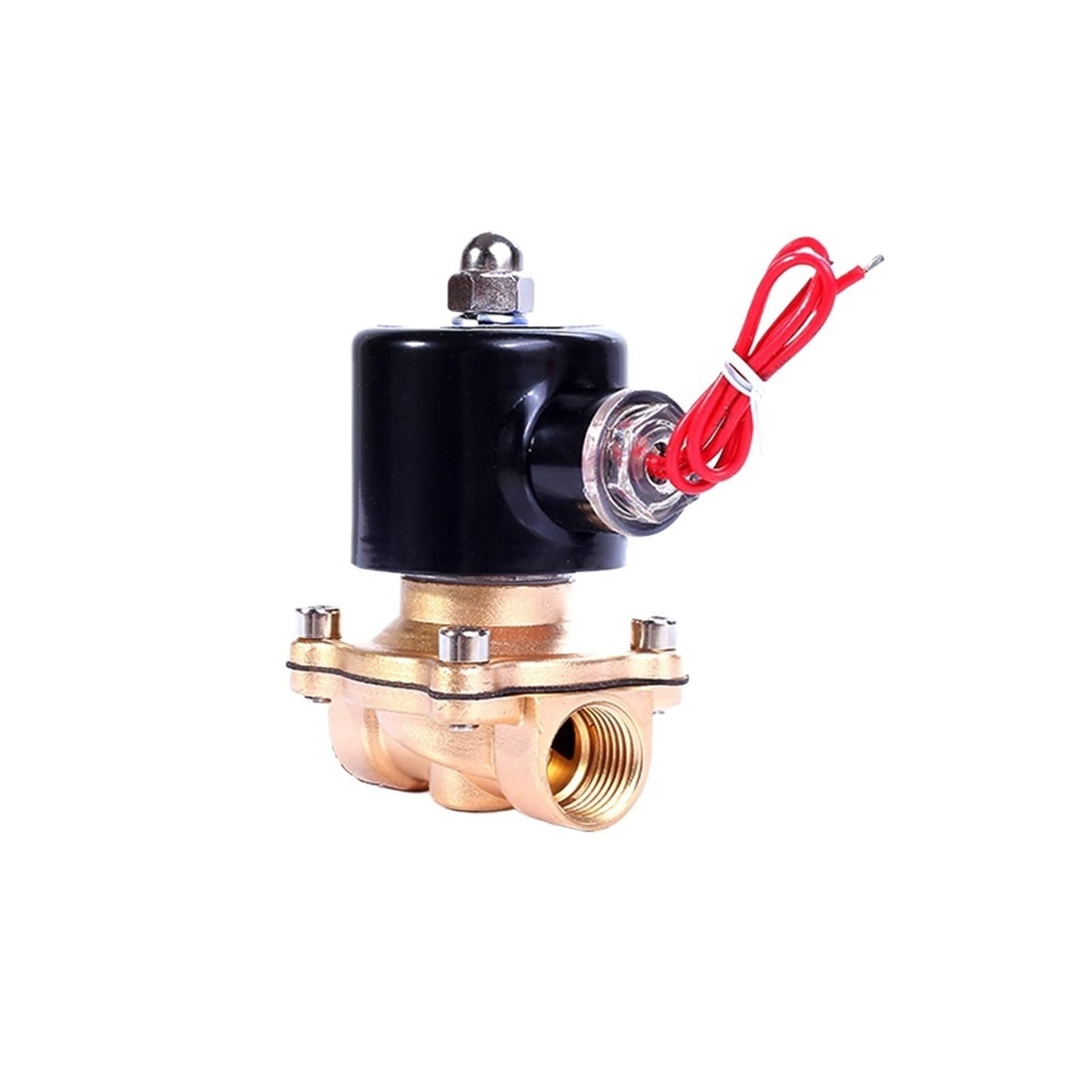 Uyqukggpsn 3/4 1/2" " 2/2 Normally Closed 12V Electric Solenoid Valve(",Bsp_110vac)
