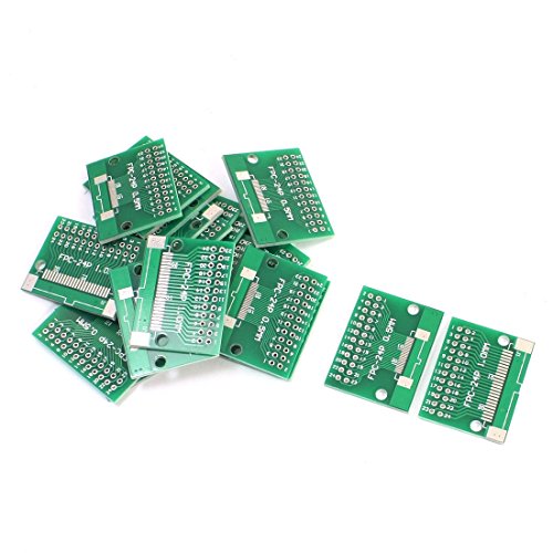 Adaptador FPC/FFC 24 pines para circuito PCB 20 piezas miniatura 1