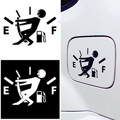 Youngfly Car Fuel Tank Cap Stickers Decal Vinyl Stickers Funny Signs Decal Black #TOP1