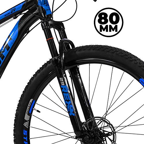 Bicicleta GTS Aro 29 Freio a Disco Câmbio Traseiro Gtsm1 TSI 21 Marchas e Amortecedor| GTS M1 Ride N