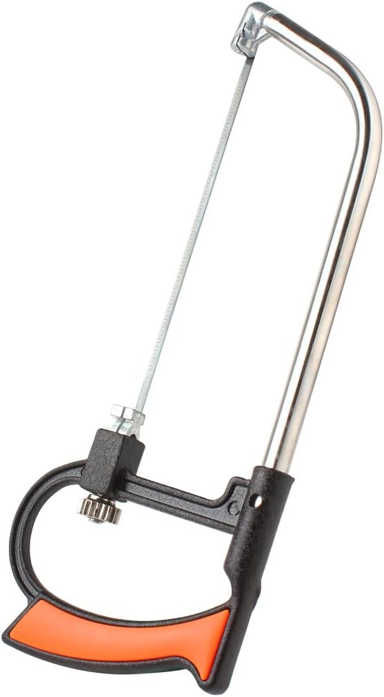 OriGlam Handsaws Multi Purpose Saw, Adjustable Hacksaw Heavy Duty Hacksaw, Woodworking Hand Saw Hacksaw Bow Saw Tools Ideal For Wood Working, Kitchen, Glass,Tile, Wood, Metal