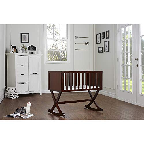 Dream On Me Luna/Haven Cradle, Espresso, 37x19x31.5 Inch (Pack of 1) 2 51FQ4fD8DOL