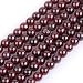 Natural Round Garnet Gemstone Loose Beads In Bulk One Strand 15" (4mm, GI0403)