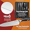 Slitzer Germany 7-Piece Chef's Knife Set, Ergonomically Designed, Professional Grade Chef Knives, Great addition to any kitchen