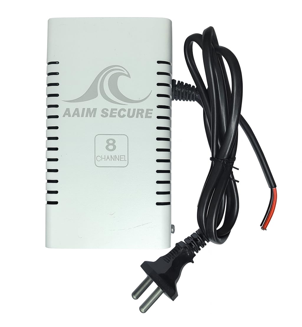 AAIM Secure 8ch SMPS 12v10amp Metal Body-picture-34