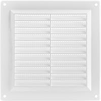 Vista 8 de Cubierta de ventilación – Rejilla de ventilación de plástico con malla protectora/pared, techo, cobertizo/suministro de aire, rejilla de ventilación