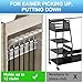 Ponsonbay Golf Bag Storage Organizer for Garage, Premium Wooden 2 Golf Bags Rack with Drawer, Easy Assemble Golf Club Stand/Holder Suitable for Garage Home Simulator and Office