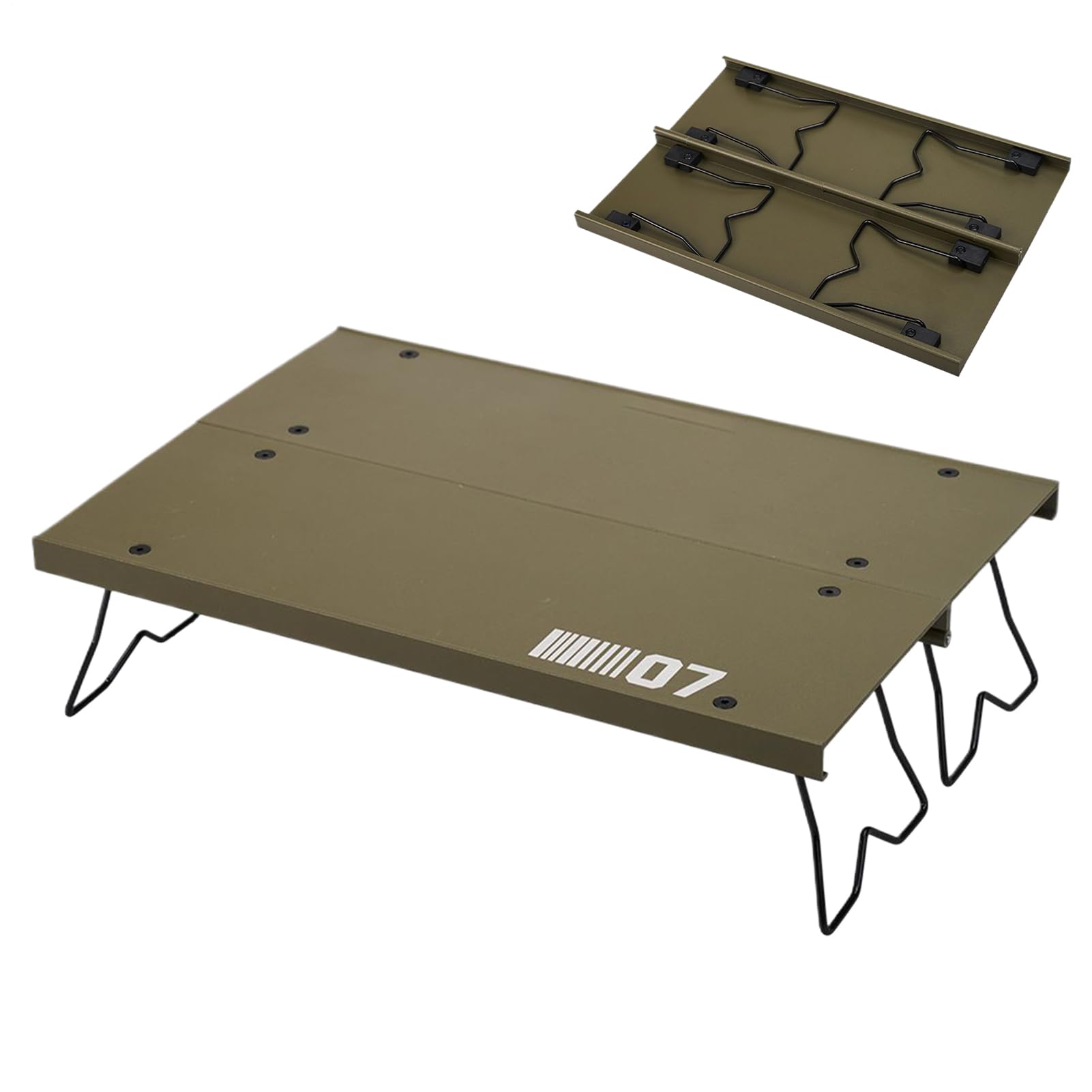Table pliante en alliage aluminium pour vos repas en plein air et soirées camping étoilées