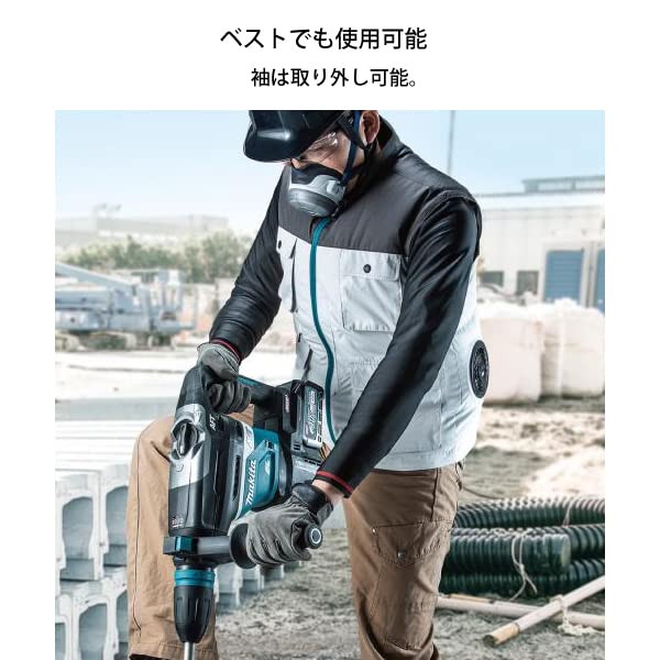 Amazon.co.jp: マキタ 充電式ファンジャケット 高撥水・透湿性生地 M