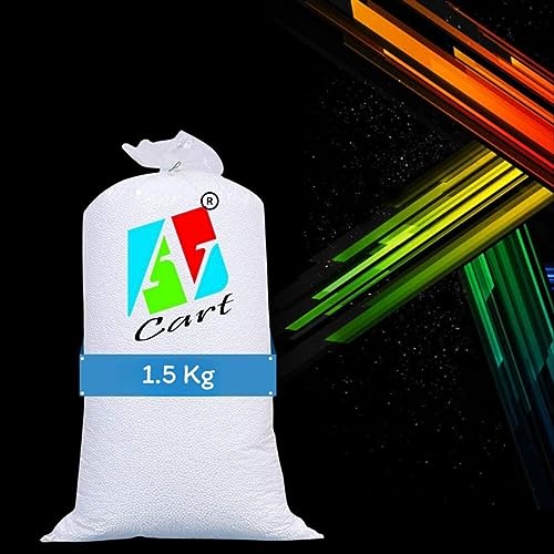 Image of Bean Bag Filling Beans Filler - 1.5 kg Premium Refill Pack | High-Density EPS Polystyrene Balls for Bean Bags, Toys, Cushions & Crafts | Lightweight, Durable & Long-Lasting Support