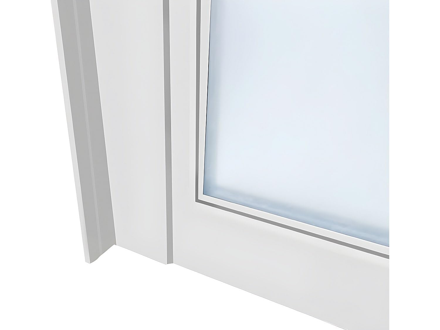 Vente-unique - Verriére Atelier en Aluminium thermolaqué Blanc 180 x 105 cm (L x H) – Bayview