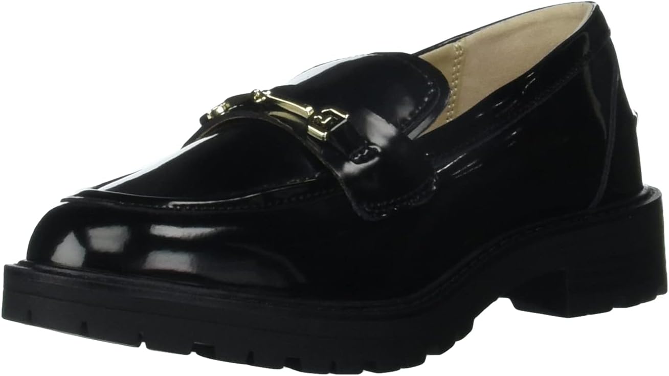 Sam Edelman Girls Tully Mini Loafer, Black, 4 Big Kid