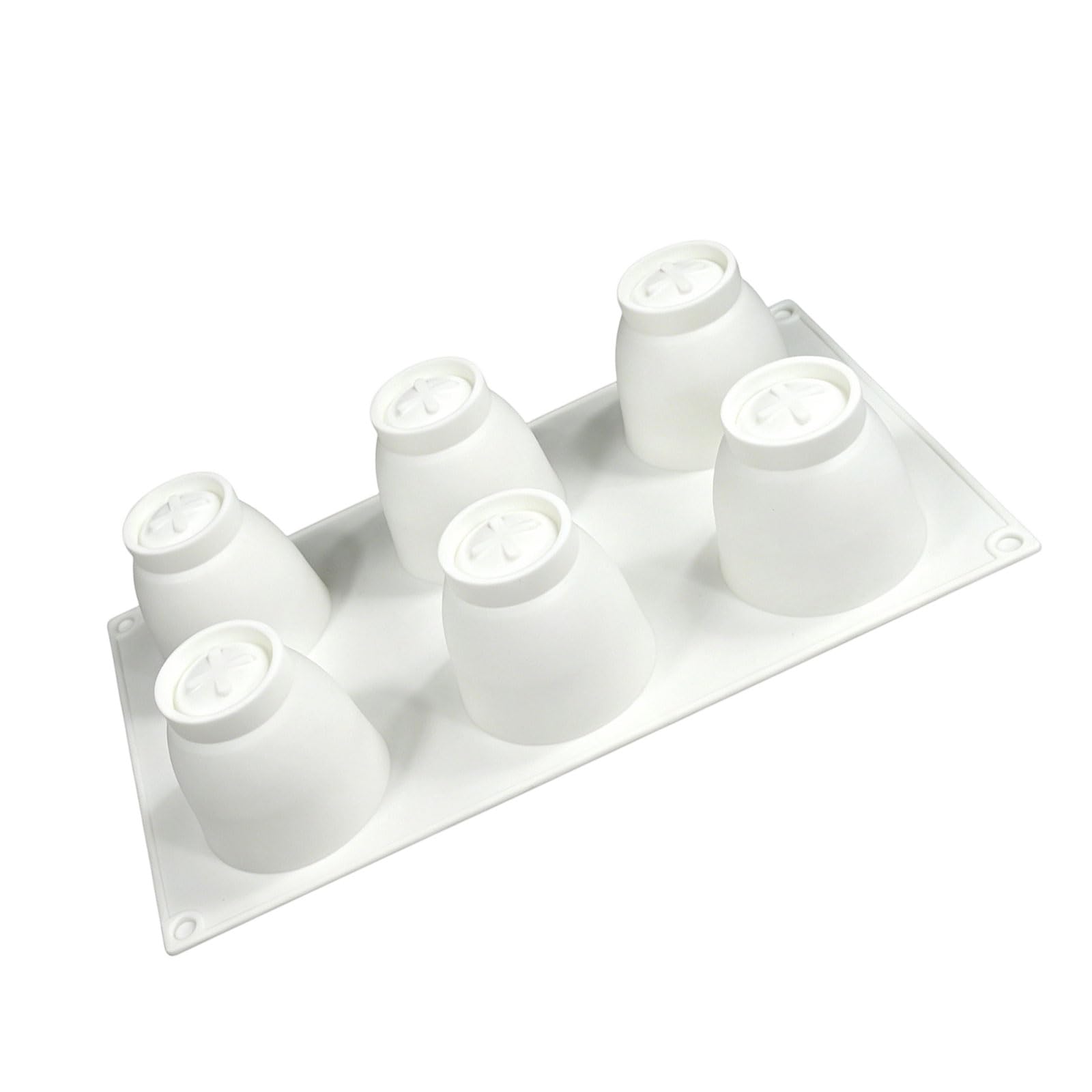 Tsophreniq 6 Hole Eggs Design Silicone Mold Baking Equipment Great for Baking Pastries Chocolate and Homemade Food Grade Silicone Mold