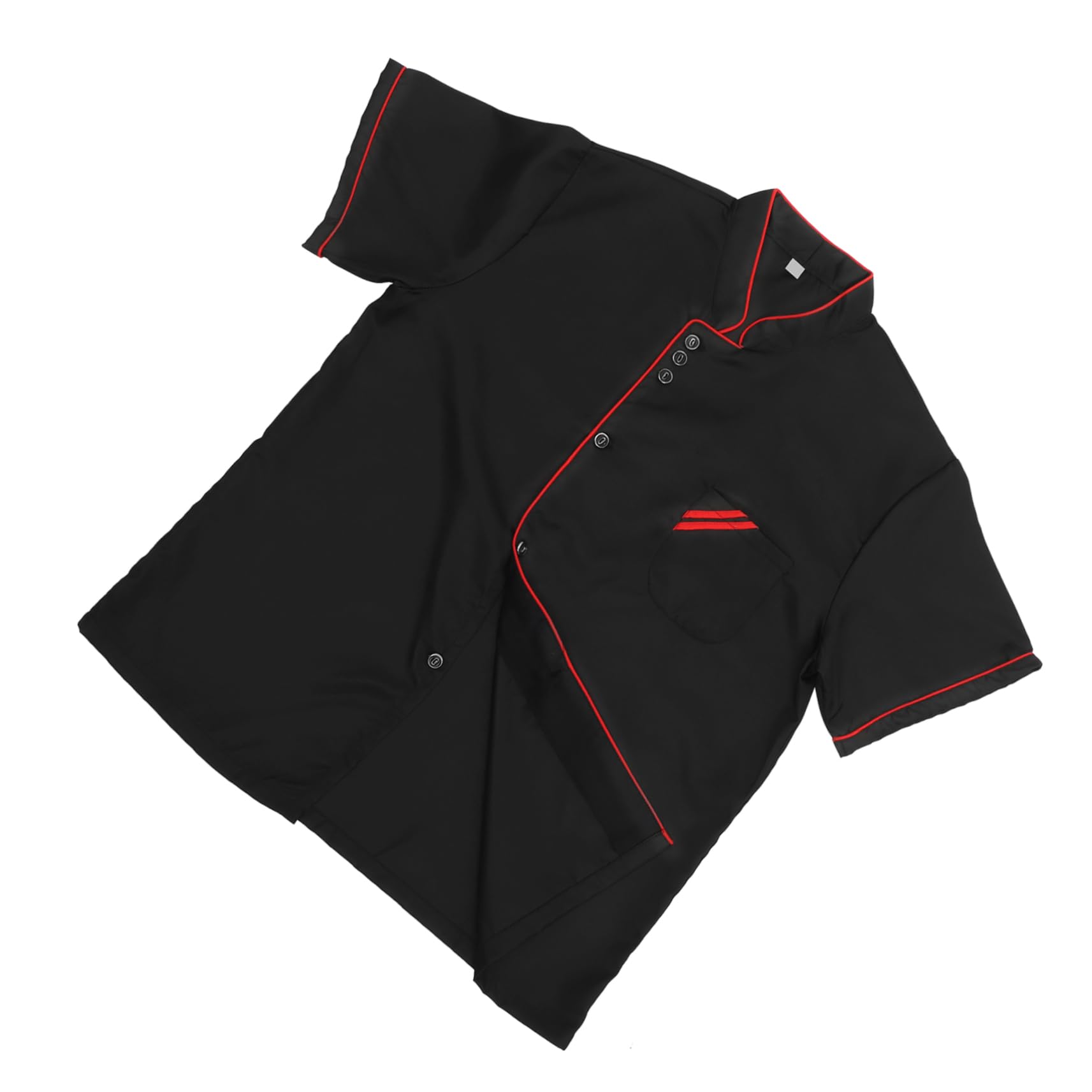 Chef Coat Women Button Chef Coat Chef Vent Chef Short Sleeve Black Chef Coats Food Serving Shirt Women Chef Jacket Chef Shirt for Women Essentials Staff Print