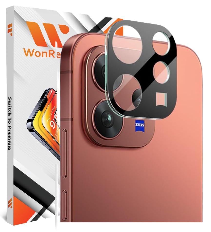 Image of Pack 1- Back Camera Glass Protector for Vivo V70 | Vivo V70 Elite 5G [3D Premium] Camera Glass Protector (Black)