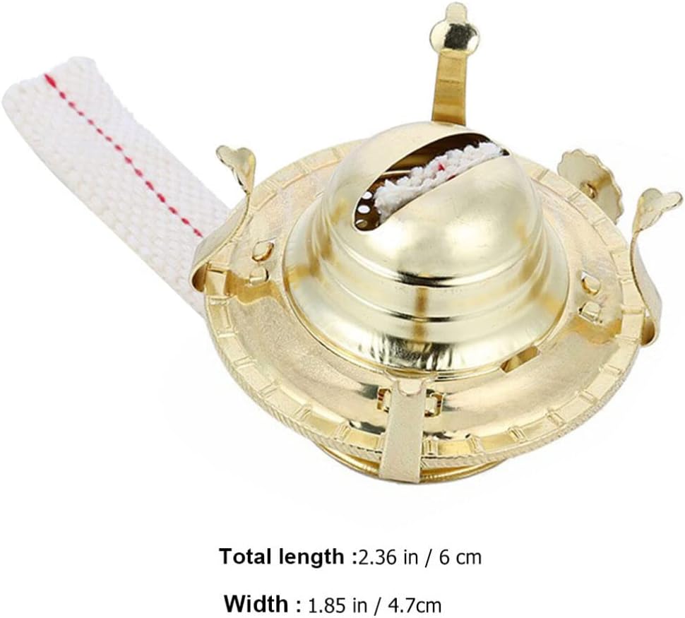 Oil Lamp Wicks 5 Set Oil Lanterns Burner Burners Replacement Parts Vintage Night Lights with Wick Wedding Centerpiece for Room Garden Party