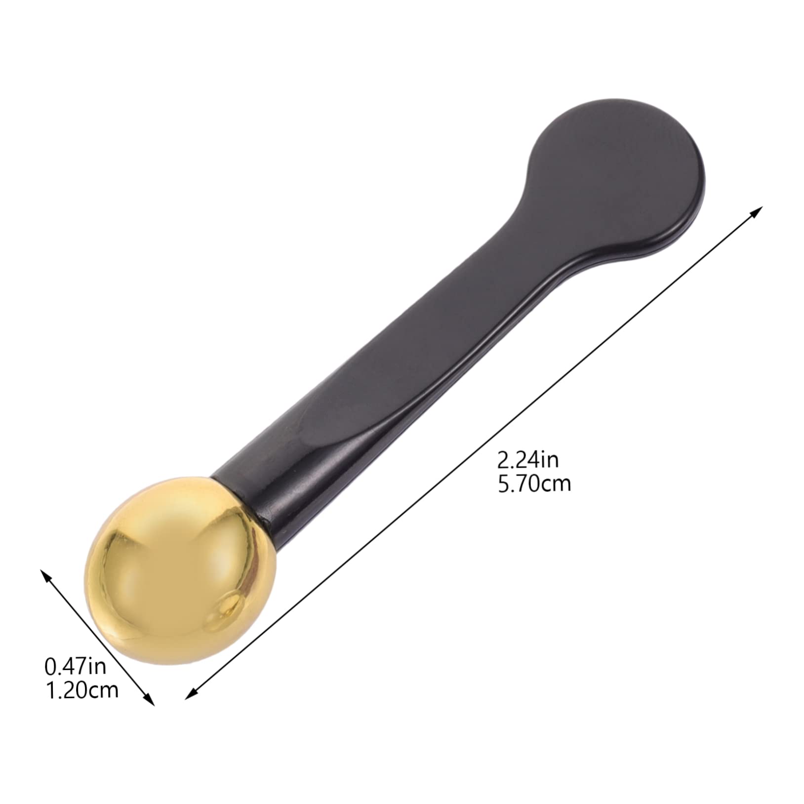 CANIGHT Daily Use Eye Cream 2pcs Professional Eye Cream Applicators Zinc Alloy Spoon Compact for Travel Home