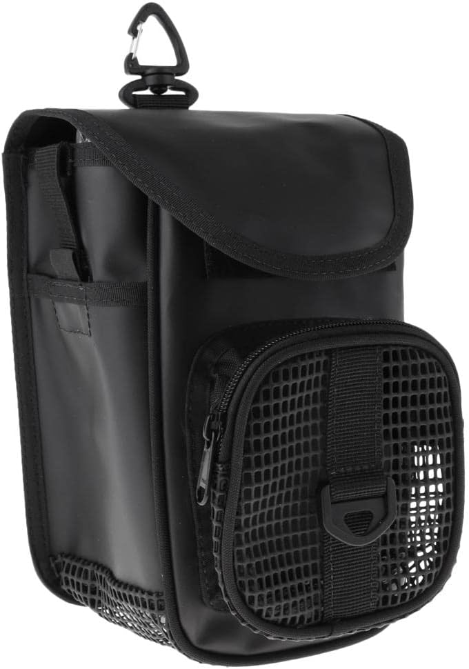 Scuba Diving Mesh Gear Bag Cargo Pocket for Dive Reel SMB Hook Clip