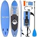 Serenelife Paddle Gonflable (6” d'épaisseur) avec Accessoires Sup et Sac de Transport, Sup Gonflable avec Large Posture, contrôle du Surf et Pont antidérapant, Planche de Surf pour Jeunes et Adultes