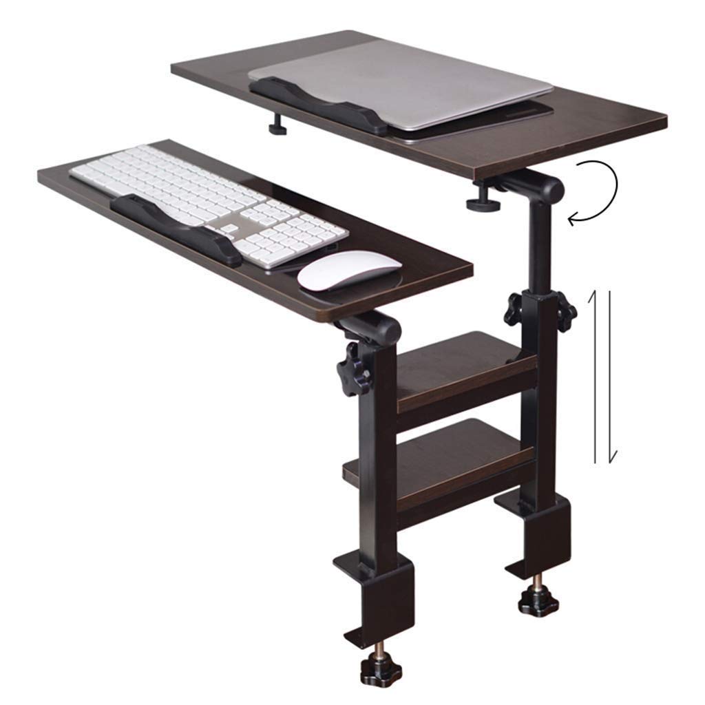 Plateau de bureau pour ordinateur portable, table pliable réglable pour manger, écrire, lire – Bureau de lit portable pour la maison, le bureau, multifonction et pratique
