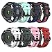 Fit for Garmin Fenix 6X Sapphire Watch Bands, 26mm Quick Fit Silicone Bands Replacement Straps Accessory Wrist Bands Fit for Garmin Fenix 5X Plus/ Fenix 6X Pro/ Fenix 3 for Women Men (White)