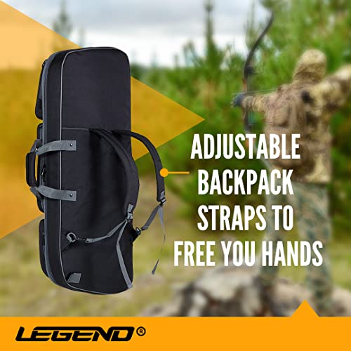 Legend Mohawk Camouflage Compound Bow Case - Thick Protective Padding And Storage For Hunting And Archery Accessories #TOP5