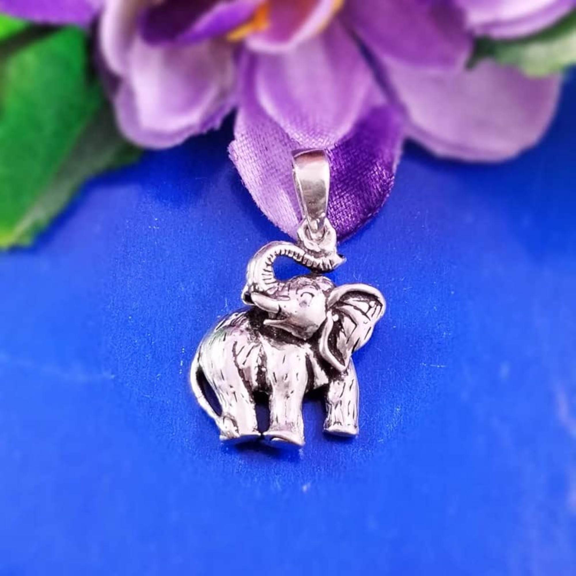 Women's Elephant Pendant in 925 Sterling Silver