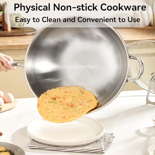 Titanium Wok Pure antiadherente sin recubrimiento 11.81 in miniatura 7