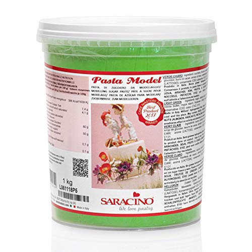 Saracino Pasta di Zucchero Model Verde Chiaro per
