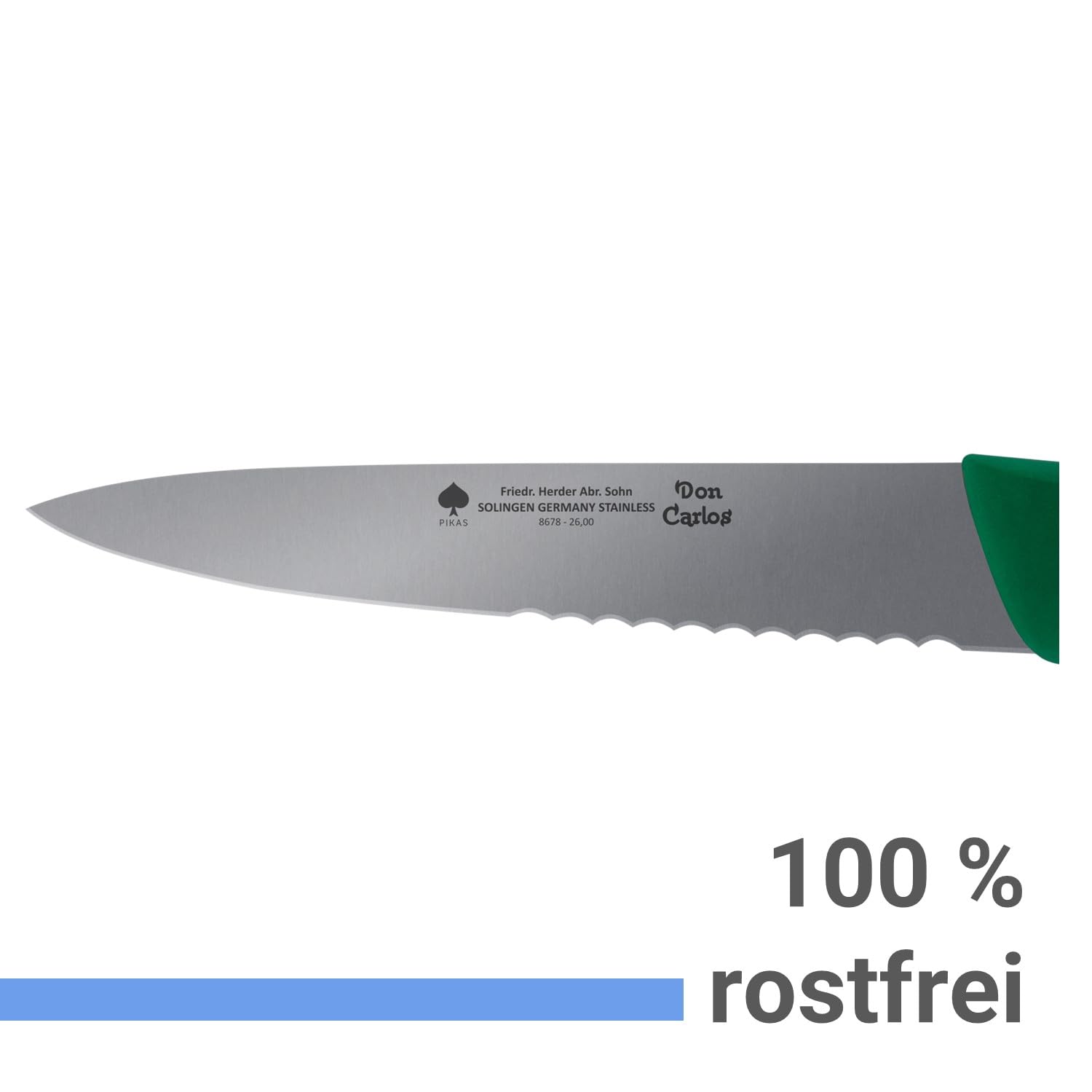 Karpfenmesser 260 mm zum Köpfen, Ausnehmen und Filetieren