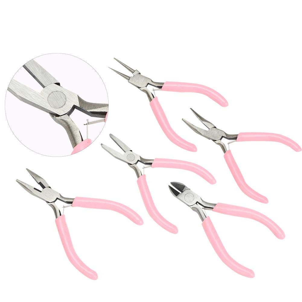 Schattig roze handvat antislip splits- en bevestigingssieradentang Gereedschap & uitrustingsset voor doe-het-zelf sieraden maken van handwerken – koop de beste producten in de online winkel