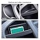 RUIYA Kompatibel mit Mercedes Smart fortwo C453 2014-2019/Smart EQ Fortwo 2019-2024 Autotürgriff Aufbewahrungsbox, 2 Stück Autotürgriff Container Organizer Tablett smart fortwo C453 zubehör