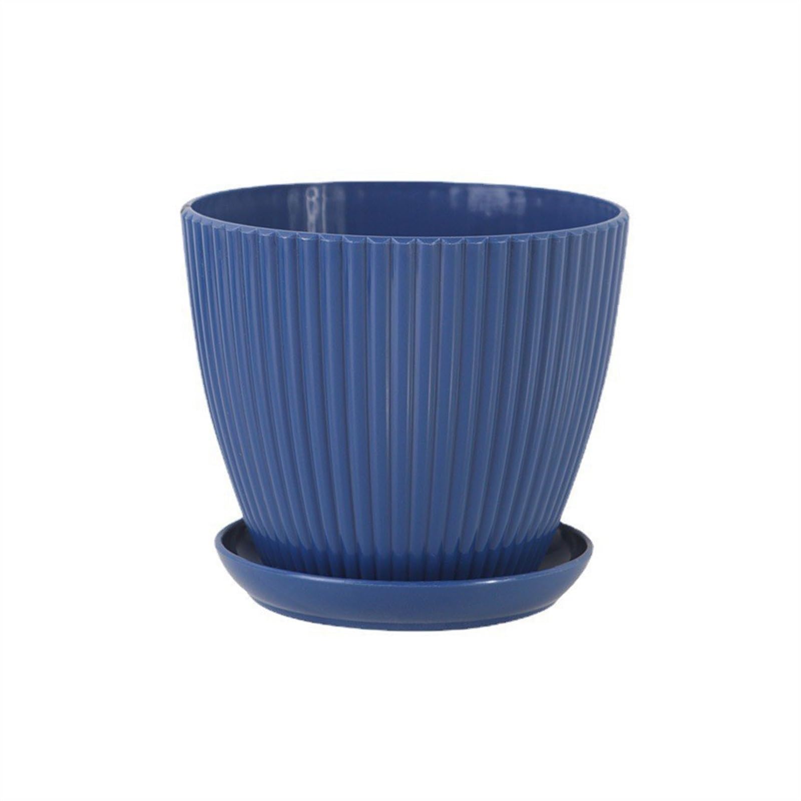 MNUvxzaewf With Tray Indoor And Outdoor Vertical Pattern Nursery Cultivation Plant Succulent(Deep Blue,S 9x8cm)