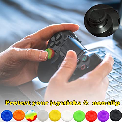 image for Cabuas 36pcs Joystick Grip for Ps5 Ps4 Controller, Silicone Thumb Grip