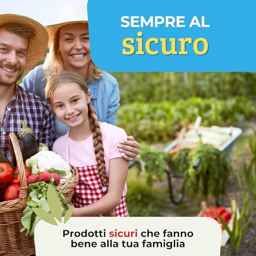 Albagarden - Bacillus Thuringiensis Kurstaki - Insetticida Piante Biologico - Contro le Larve di Parassiti e Insetti dell'orto e Giardino - polvere bagnabile x 10 gr - 9