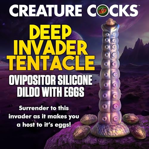 Gode en silicone de qualité supérieure avec œufs de ponte