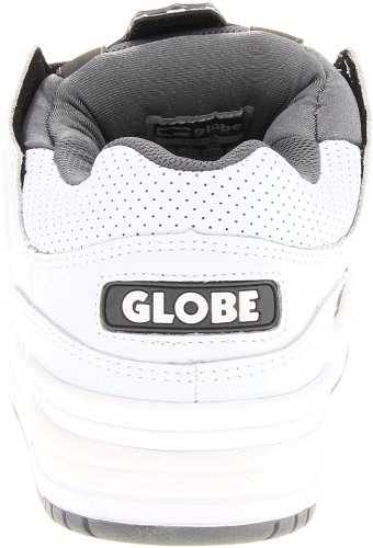 Image of Globe Mens Fusion Skate Shoes, Charcoal /Griffin /White, 6.5 M US