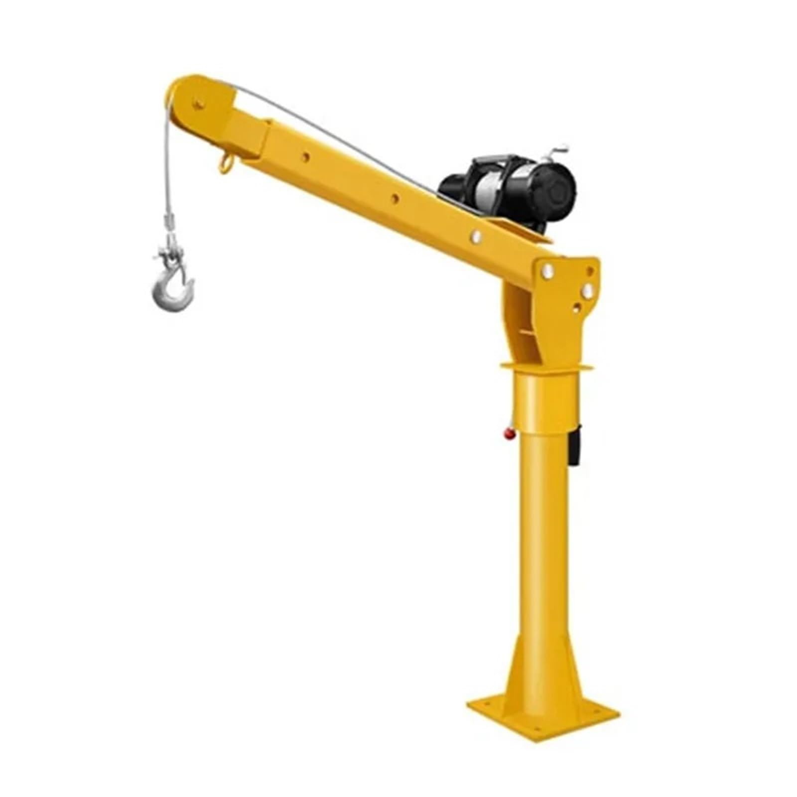 SDdPulse Lifting Tool Truck Self-Provided Truck-Mounted Crane 500Kg Household Electric Hoist Hoisting Locomotive Truck-Mounted Crane Electric Hoists,24v Remote Wireless,24v Remote Wireless