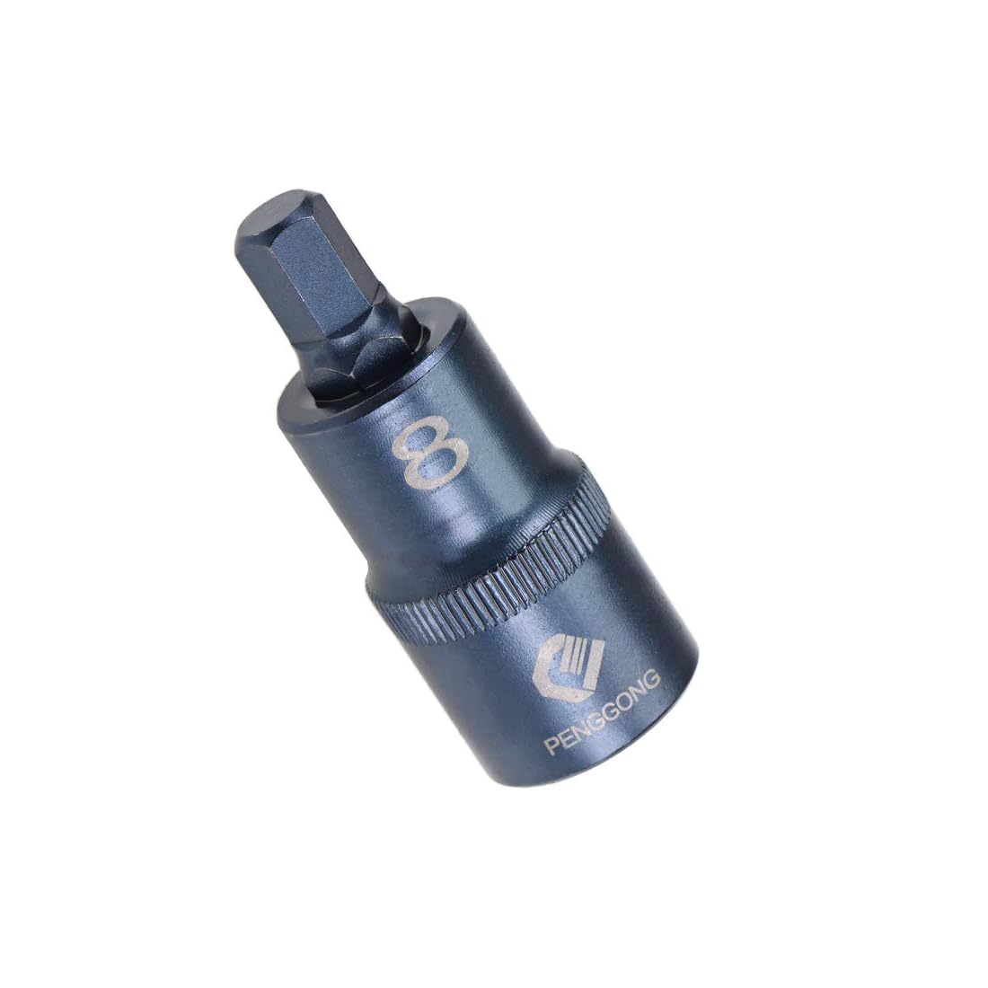 TA-VIGOR Hex Bit Socket, 1/2" Drive x H8 (8mm) Allen Key Socket, Premium S2 Steel Bits