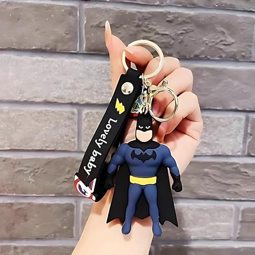 Image of Cute 3D Keychain | Keyring & Quirky Bag Charm | Hard Silicone, Unbreakable | Travel Essential | Kids Friendly | Strap & Bag Hook