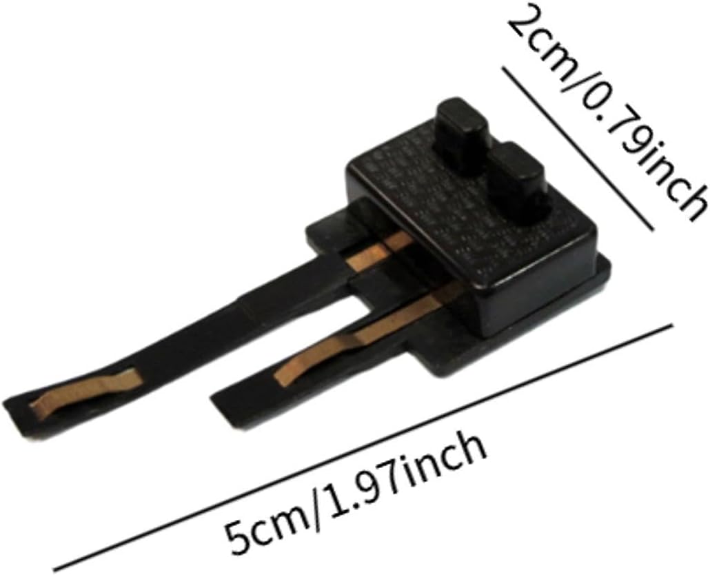 Menolana 10Pcs HO Scale Digital Power Connecting Clips,Spare Parts,1:87 Scale Replacement Power Box for HO Model Trains DIY Accessory, Black