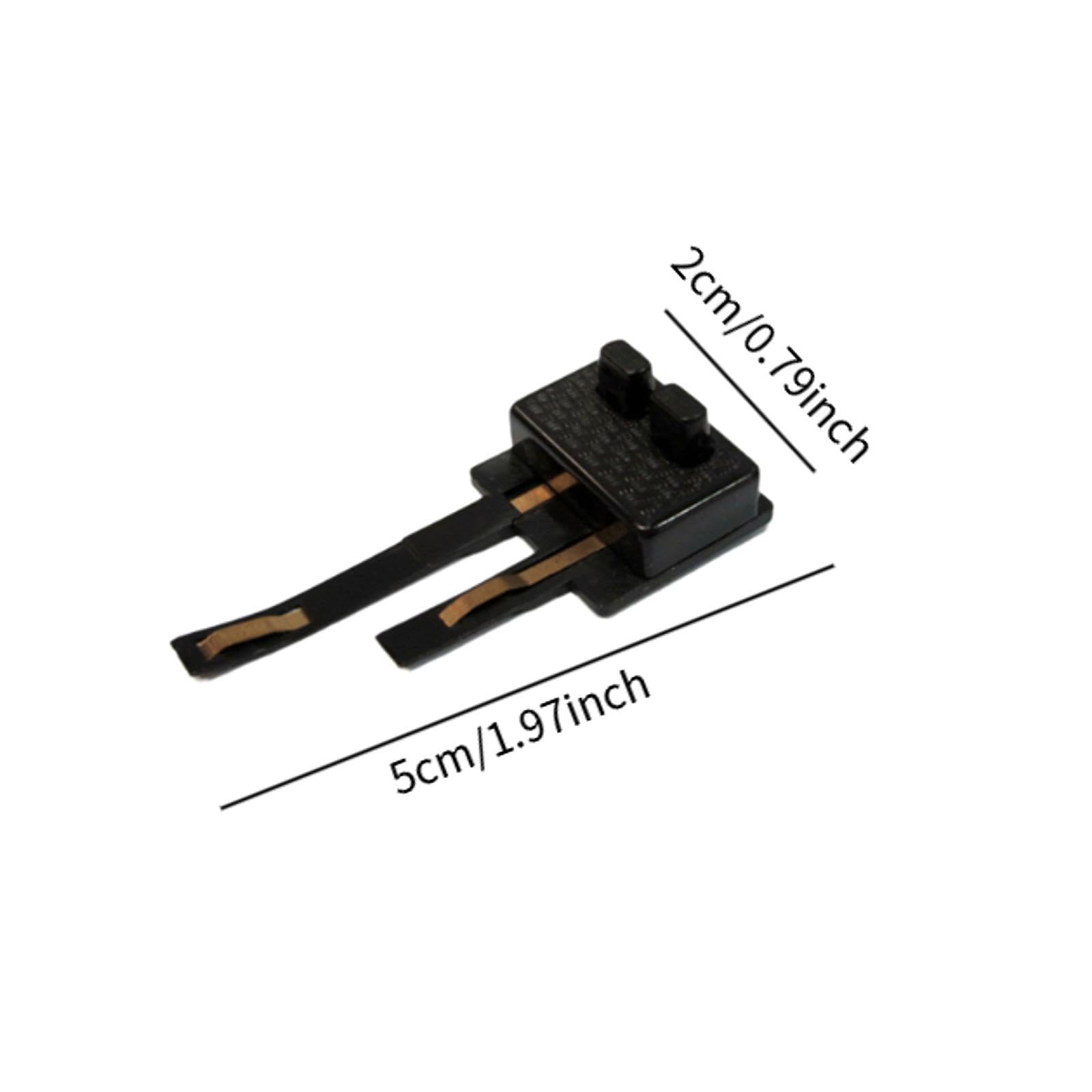 Perfeclan Clips de Connexion d'alimentation numérique à l'échelle Ho, boîte d'alimentation, 1:87, légers, pièces de Rechange, pour Trains modèles Ho, Noir