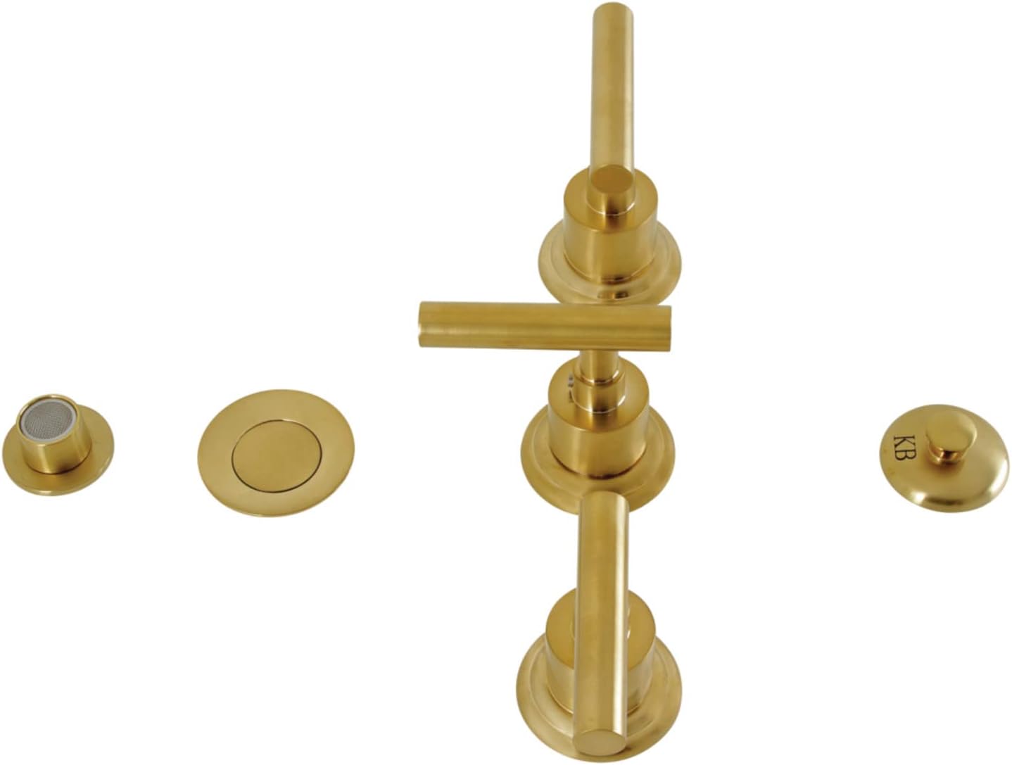 Kingston Brass KB6321CML Manhattan Three-Handle Bidet Faucet, Polished Chrome