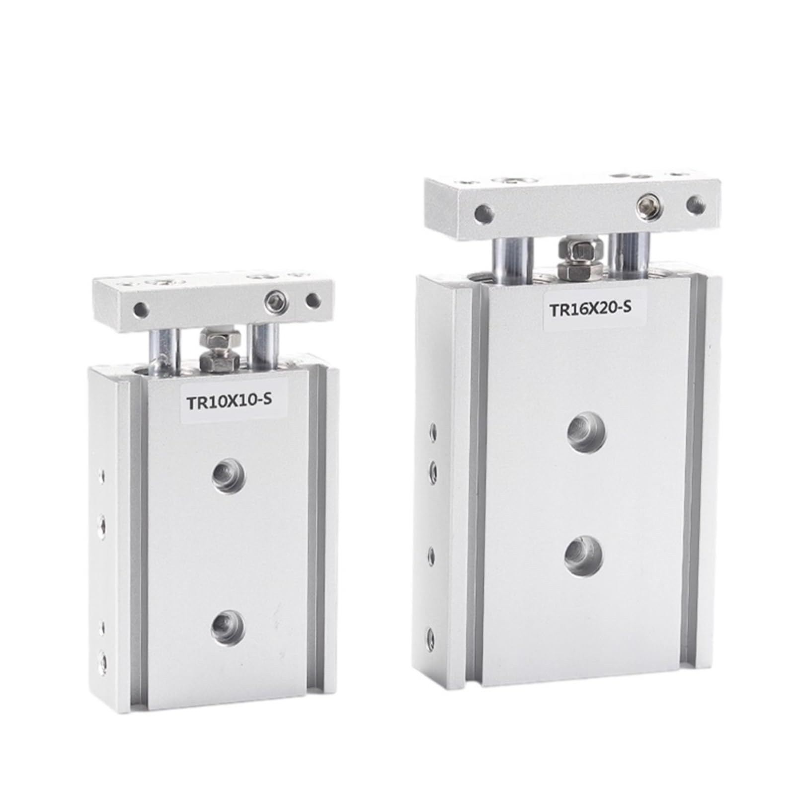 Cylindre TR25 pneumatique double tige 40mm avec piston magnétique série TR