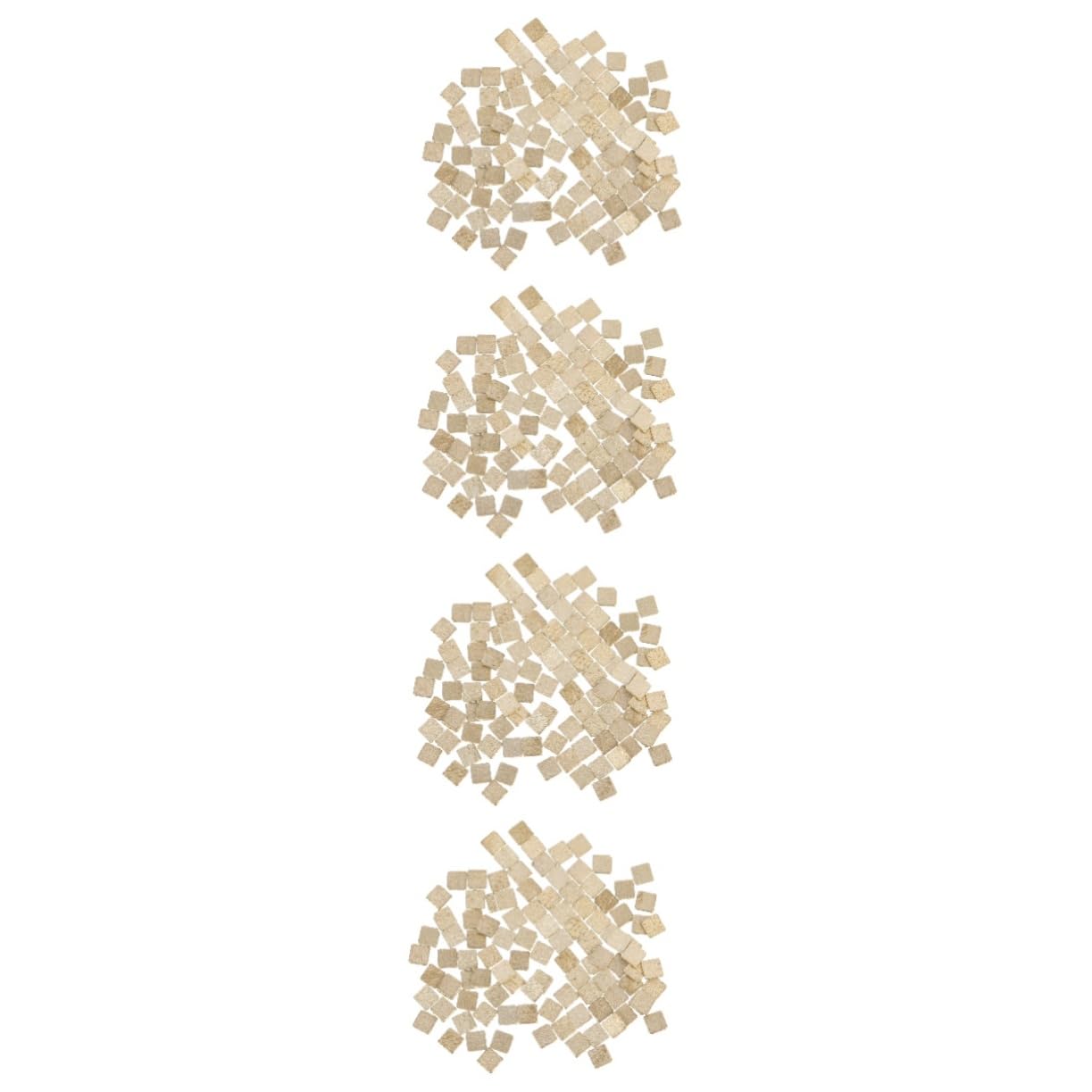 KALLORY 4sets 100pcs Tiny Silver Precut Tabs for Jewelry Repair Low Temperature Silver Soldering Chips for Jewelry Making Durable High Melting Point Solder for Crafting Projects 100pcs*4