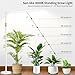STERREN Grow Lights Stand for Indoor Plants, Full Spectrum Plant Floor Lamp for Indoor Growing, 22W LED Plant Light with 4/8/12H Timer, 47’’ Modern White Standing Grow Light for All Stages,1437lm