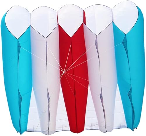 Cometa piloto inflable gigante suave para adultos 5 agujeros grandes para levantar tractores cometas